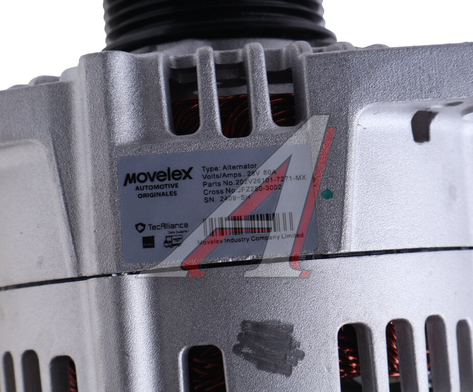 ALTERNATOR SITRAK C5H, C7H HOWO T5G, T7H ,MC11, MC13 (80A) MOVELEX