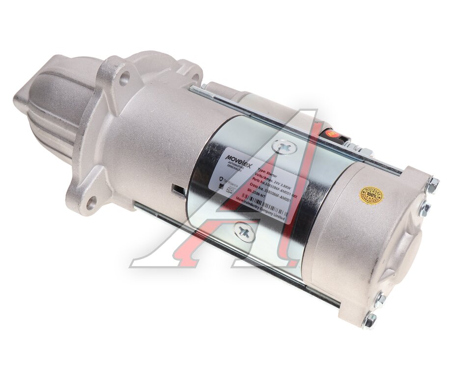 Starter JAC N75, N80, N120 KAMAZ Compass-9/12 (ISF 3.8) (24V 3.6kW) MOVELEX