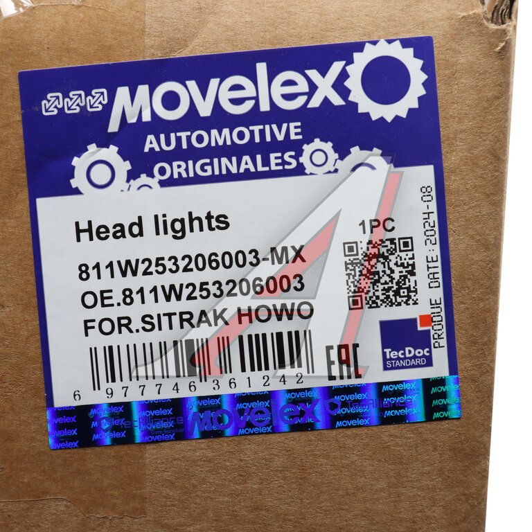 Fog light left SITRAK HOWO T5G MOVELEX