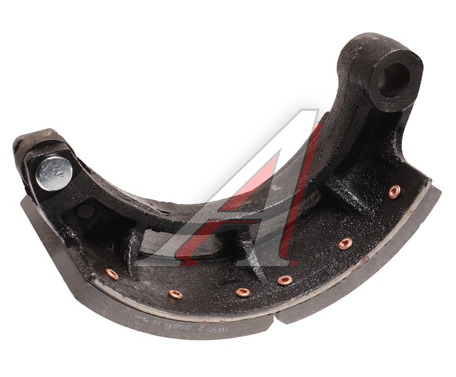 Rear drum brake pads (1 pc.) (lower) JAC N120 KAMAZ Compass-12  MOVELEX